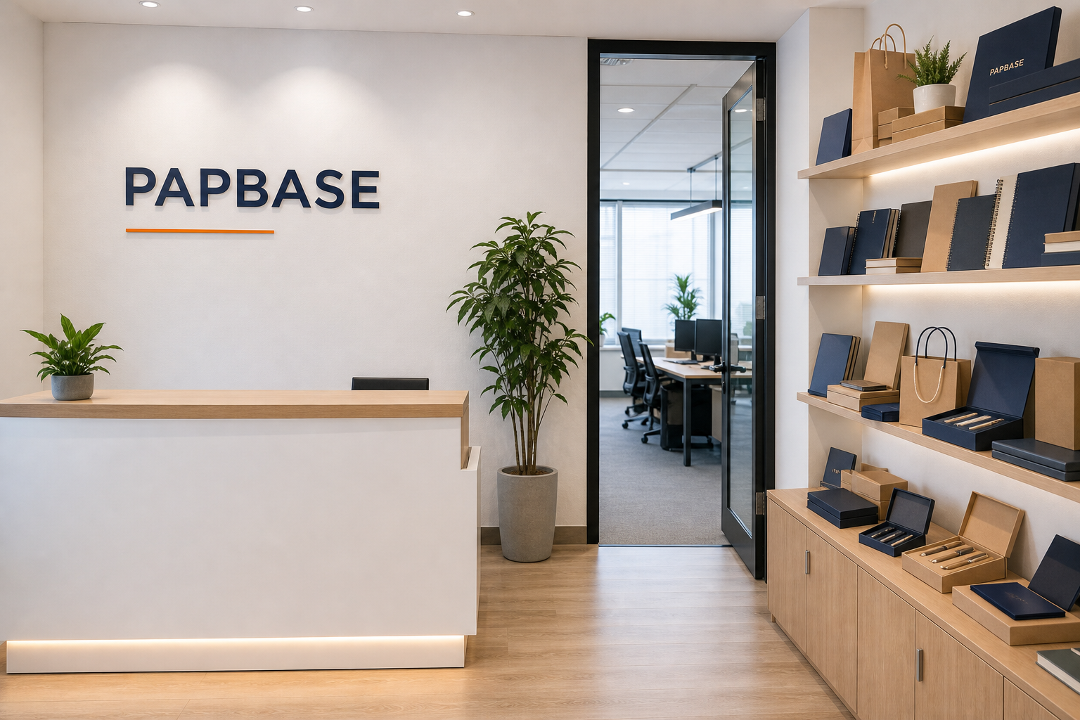 Papbase office and sample room concept for global sourcing support