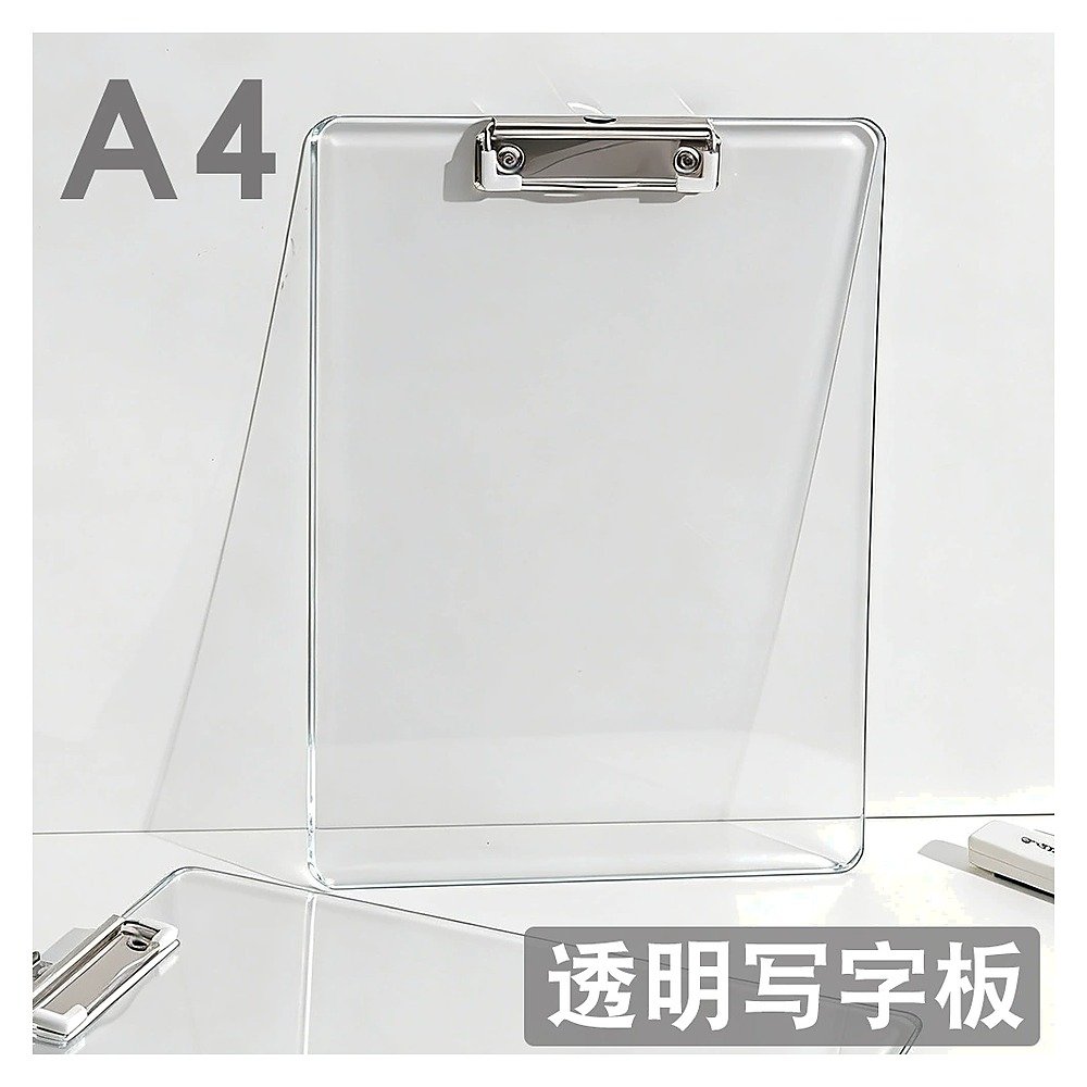 A4 Plastic Clear Document Folder for School Office Event and Retail Use
