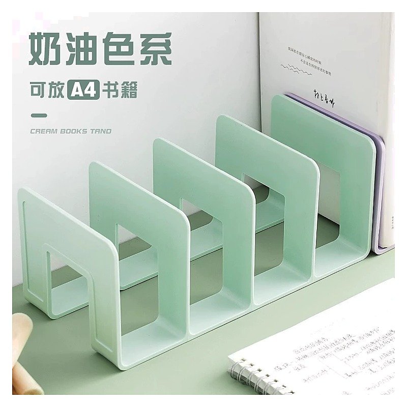 Acrylic Clear Desktop Display Bookends Book Rack for School Office Event and Retail Use