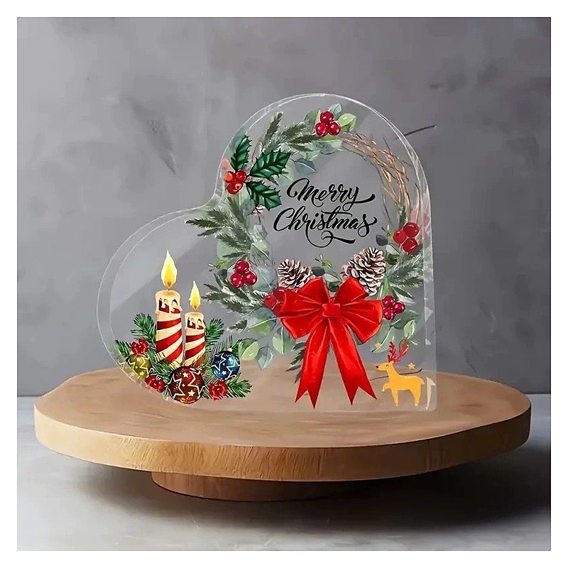 Acrylic Seasonal Decoration & Ornament for Holiday School Office and Event Use