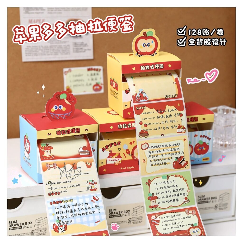 Custom Cartoon Sticky Notes for School Office Event and Retail Use