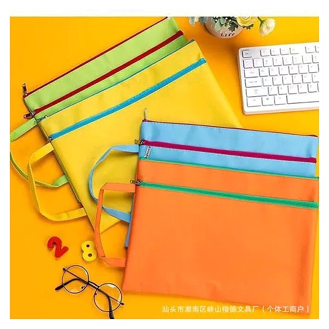Custom Logo A4 Document Folder for School Office Event and Retail Use