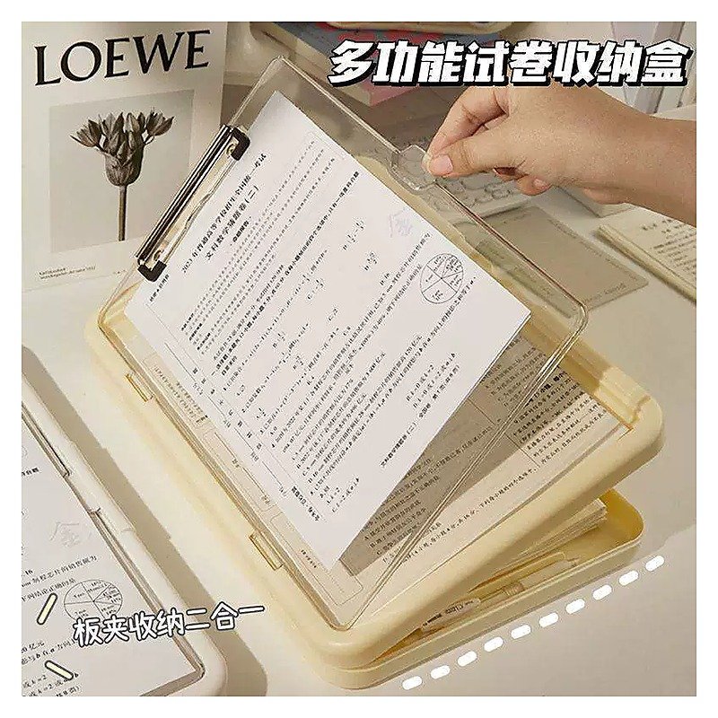 Custom Logo A4 Plastic Clear Document Folder for School Office Event and Retail Use Desktop