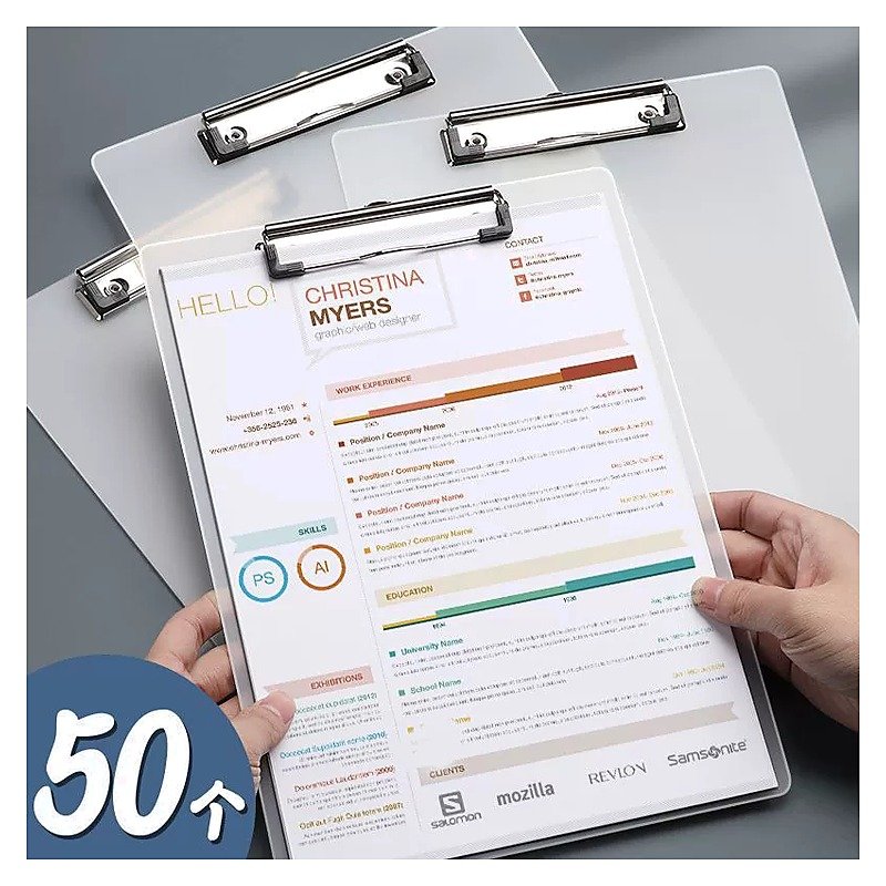 Custom Logo A4 Plastic Clear Document Folder for School Office Event and Retail Use Edition ED