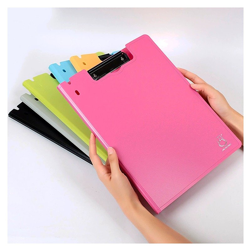 Custom Logo A4 Plastic Storage Clipboard Folder Portfolio for School Office Event and Retail