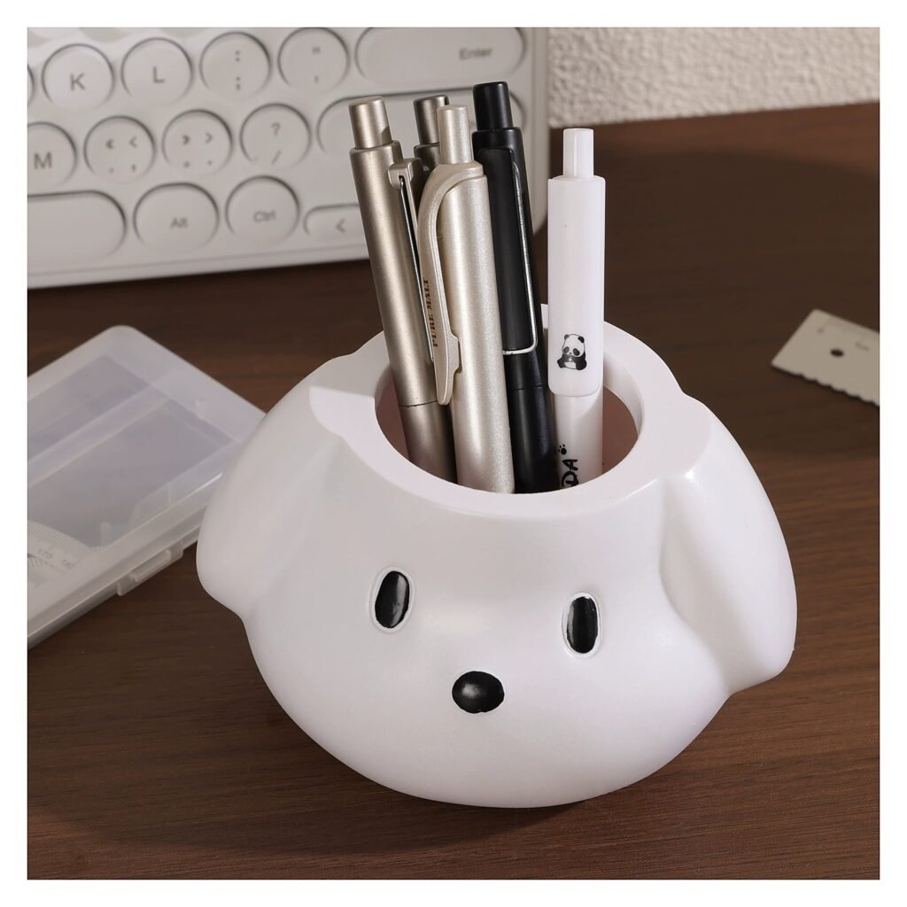 Custom Logo Cute Desktop Desk Pen Holder Organizer for School Office Event and Retail Use