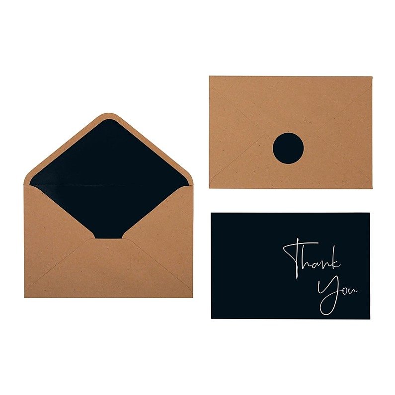 Custom Logo Kraft Paper Blank Minimalist Stationery Item for School Office Event and Retail