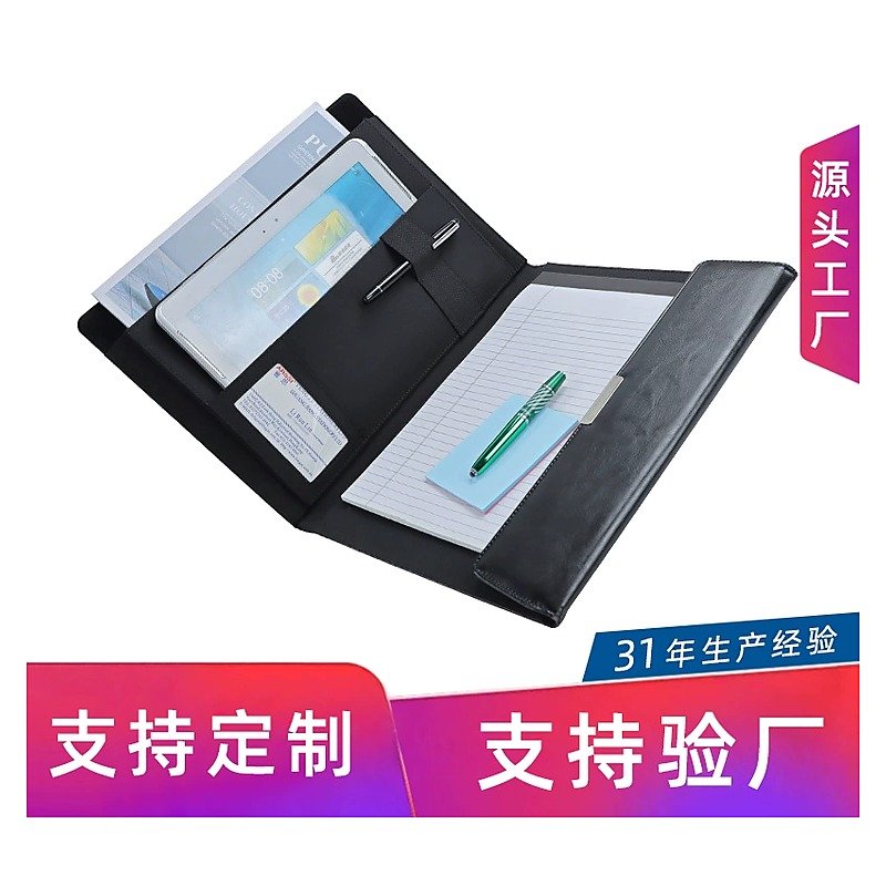Custom Logo Leather Business Wallet for School Office Event and Retail Use