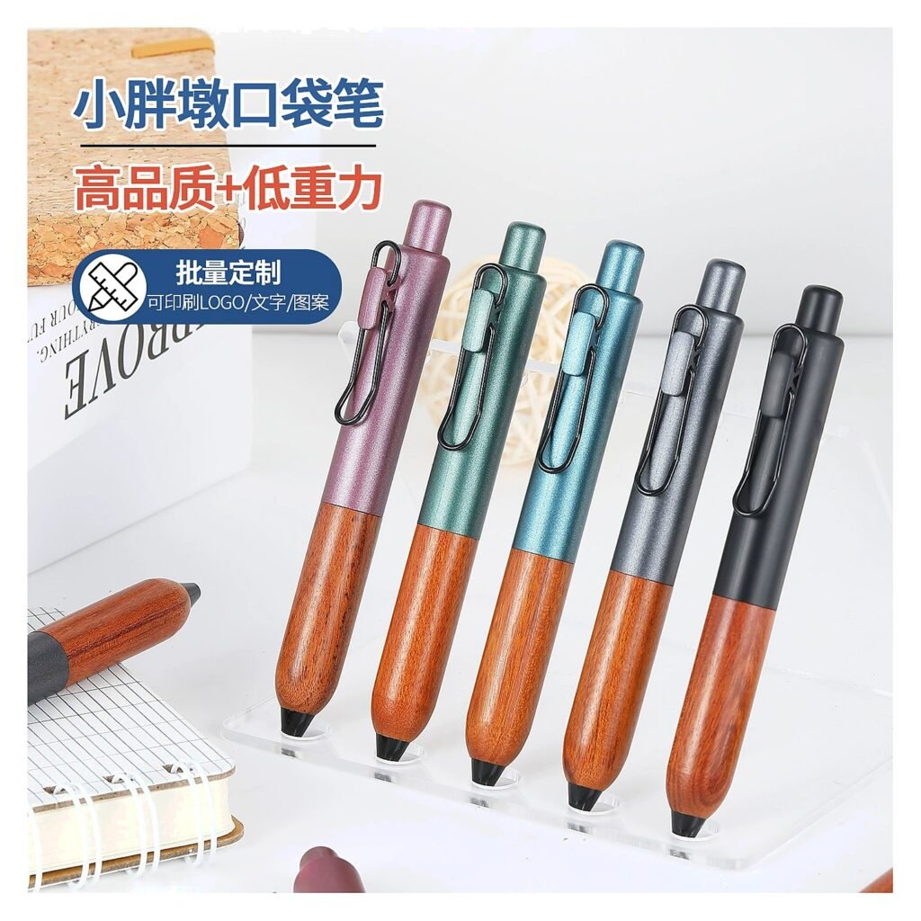 Custom Logo Metal Gel Pen for School Office Event and Gift Use