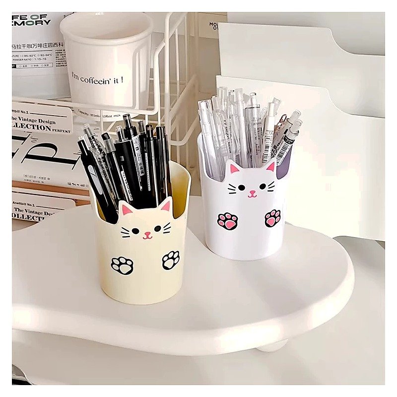 Custom Logo Plastic Cartoon Pen Holder for School Office Event and Retail Use