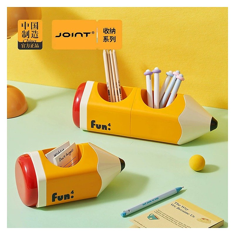 Custom Logo Plastic Cute Cartoon Pen Holder for School Office Event and Retail Use