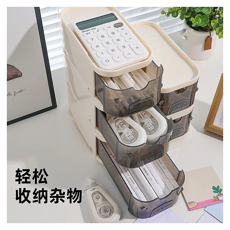 Custom Logo Plastic Desktop Desk Pen Holder Organizer for School Office Event and Retail Use