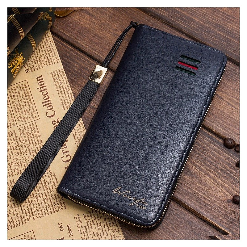 Custom Logo PU Leather Wallet for School Office Event and Retail Use
