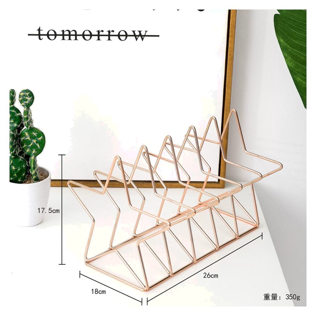 Metal Minimalist Desktop Bookends for School Office Event and Retail Use