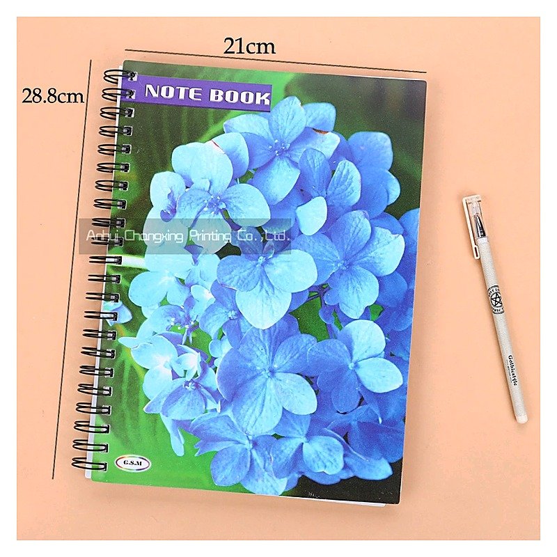 Spiral Grid Notebook