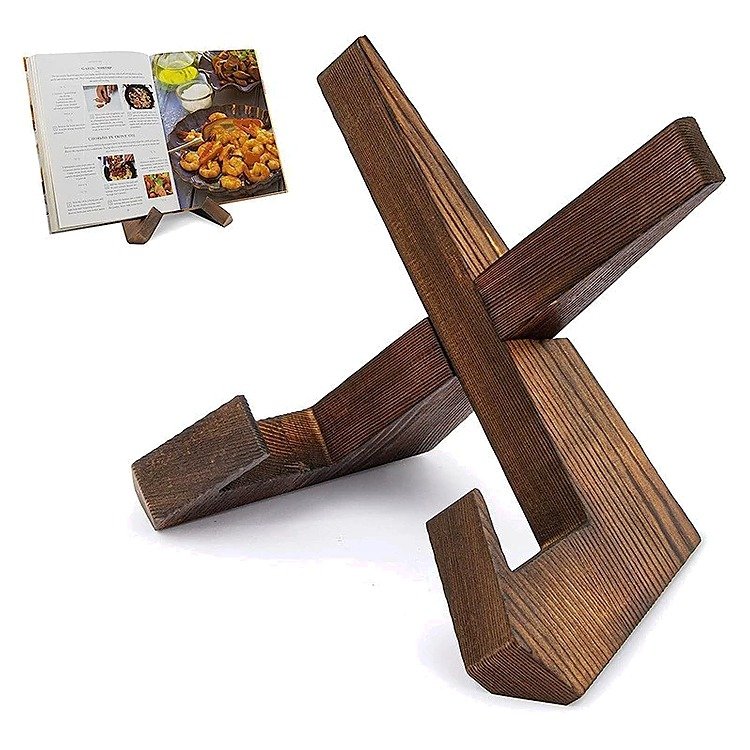 Wood Display Storage Reading Stand for School Office Event and Retail Use