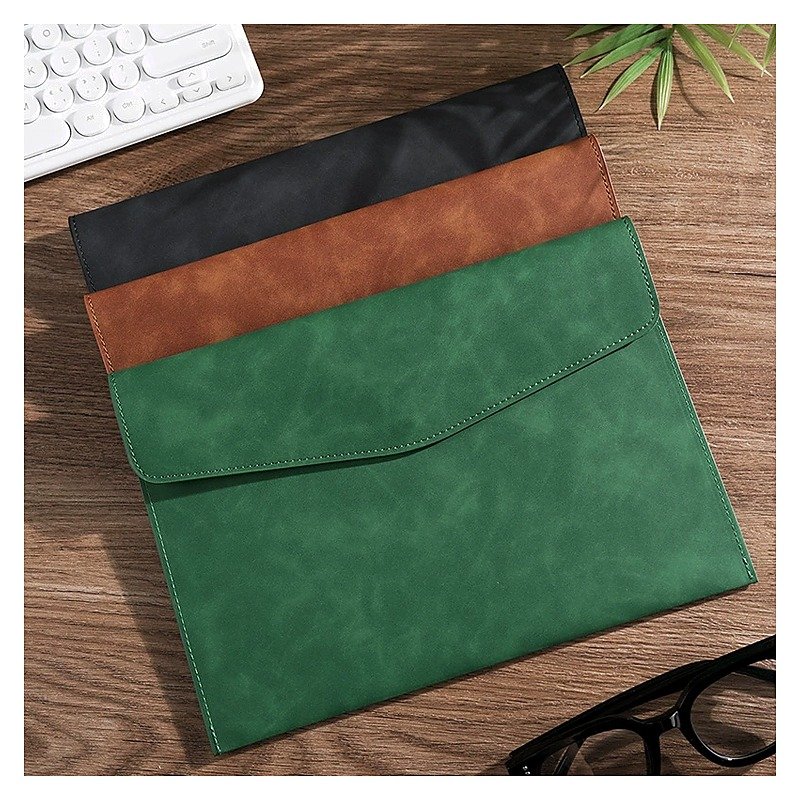 A4 Leather Business Document Folder for School Office Event and Retail Use