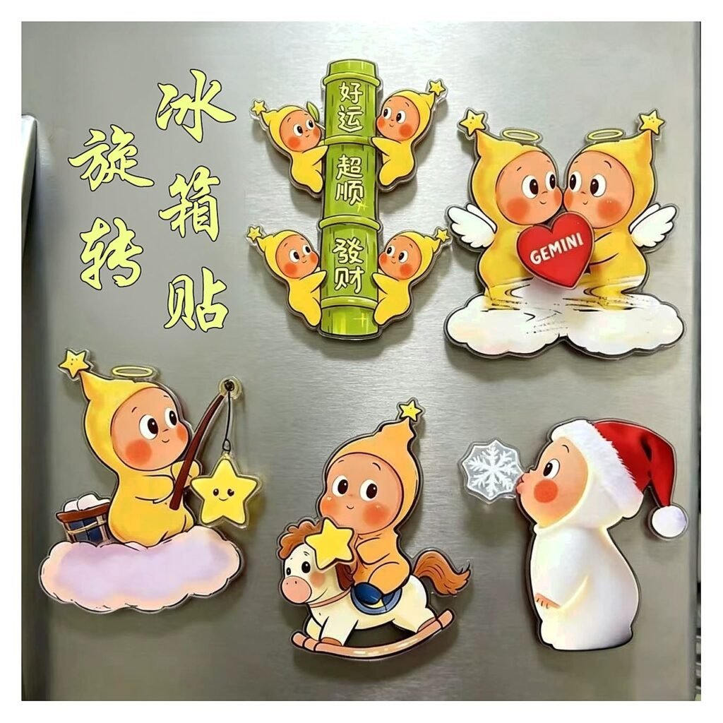 Acrylic Magnetic Cute Stationery Item for School Office Event and Retail Use