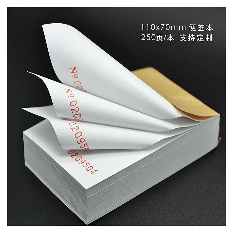 Custom Kraft Paper Sticky Notes for School Office Event and Retail Use