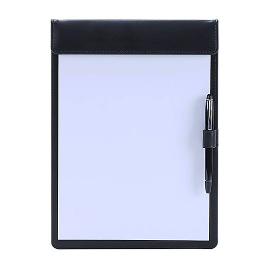 Custom Logo A4 Leather Magnetic Document Folder for School Office Event and Retail Use