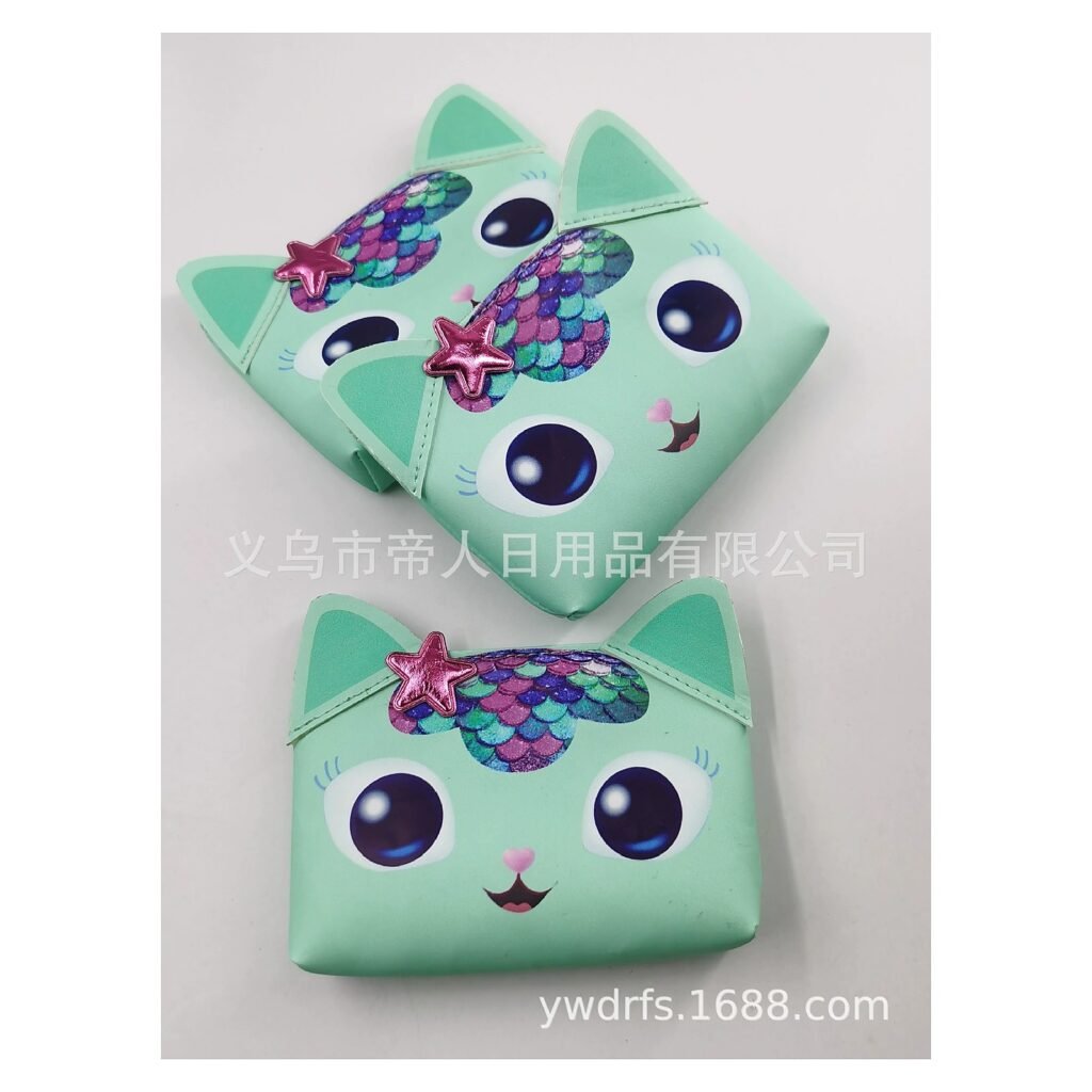 Custom Logo Cartoon Wallet for School Office Event and Retail Use