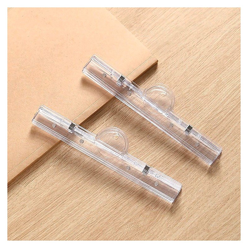 Custom Logo Clear Magnetic Transparent Folder for School Office Event and Retail Use
