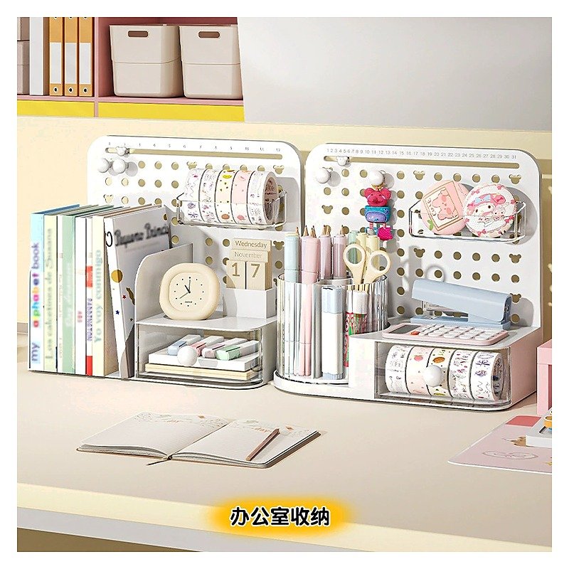Custom Logo Desktop Storage Desk Pen Holder Organizer for School Office Event and Retail Use