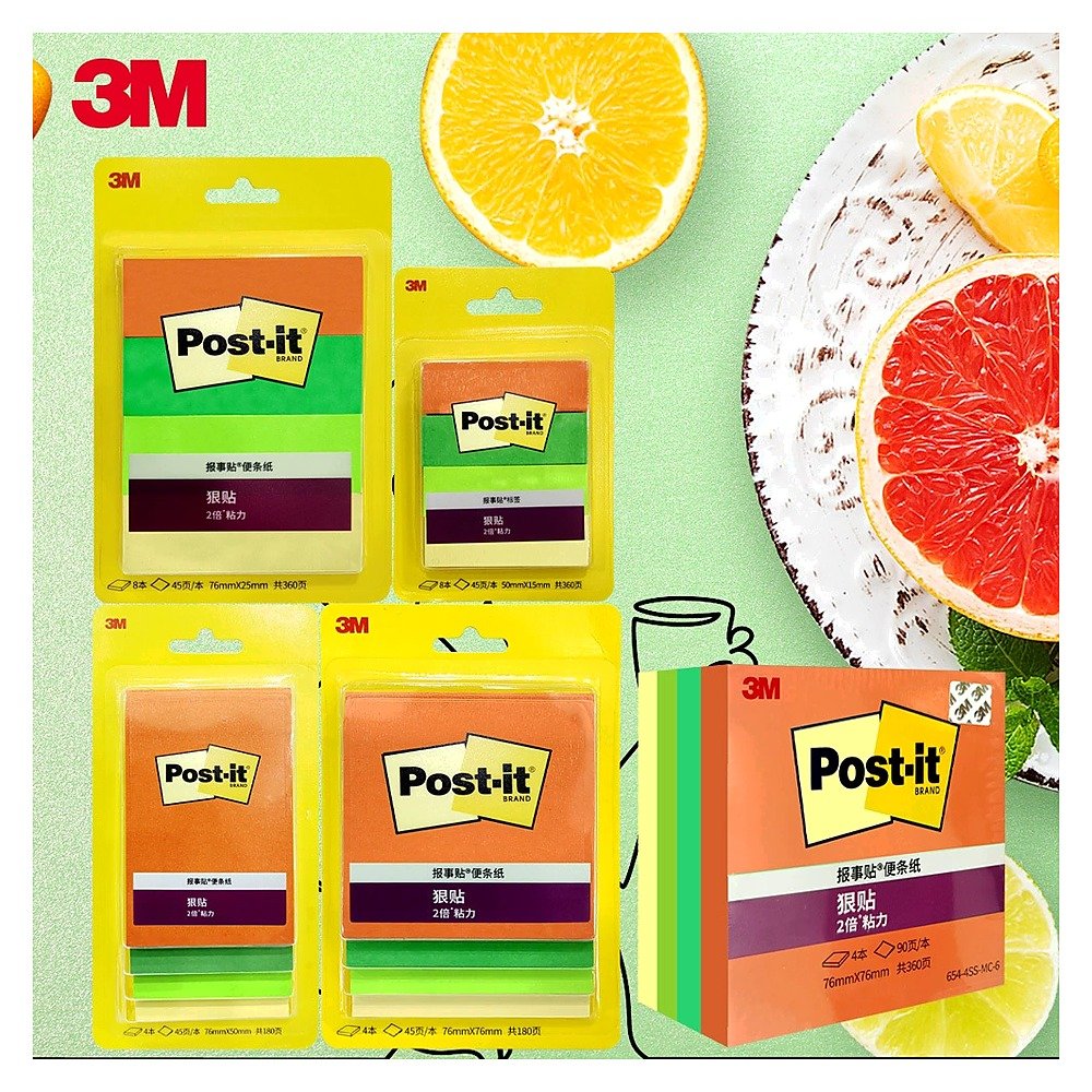 Custom Plastic Sticky Notes for School Office Event and Retail Use
