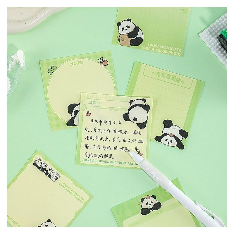 Custom Cute Cartoon Memo Sticky Notes Pads for School Office Event and Retail Use