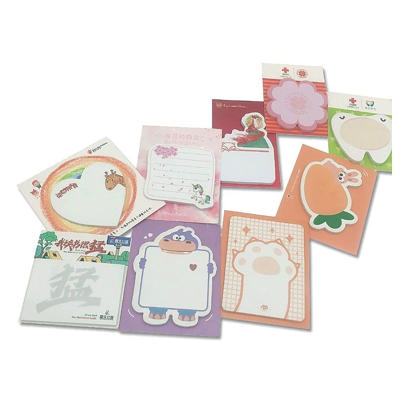 Custom Cute Cartoon Sticky Notes for School Office Event and Retail Use