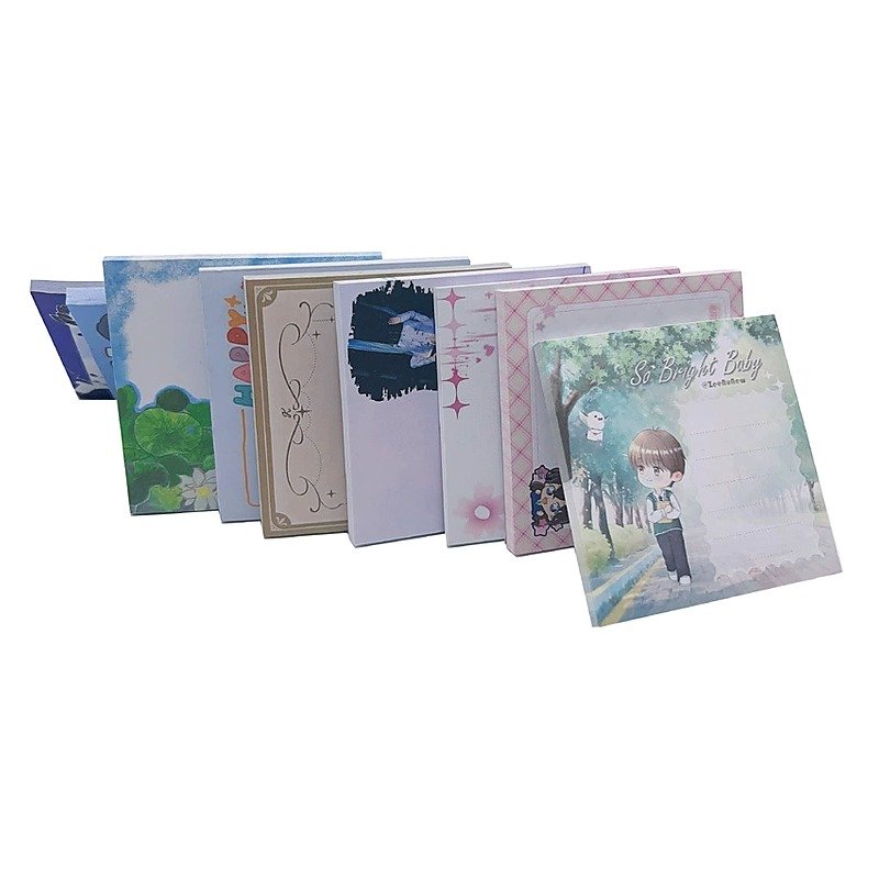 Custom Cute Memo Sticky Notes Pads for School Office Event and Retail Use