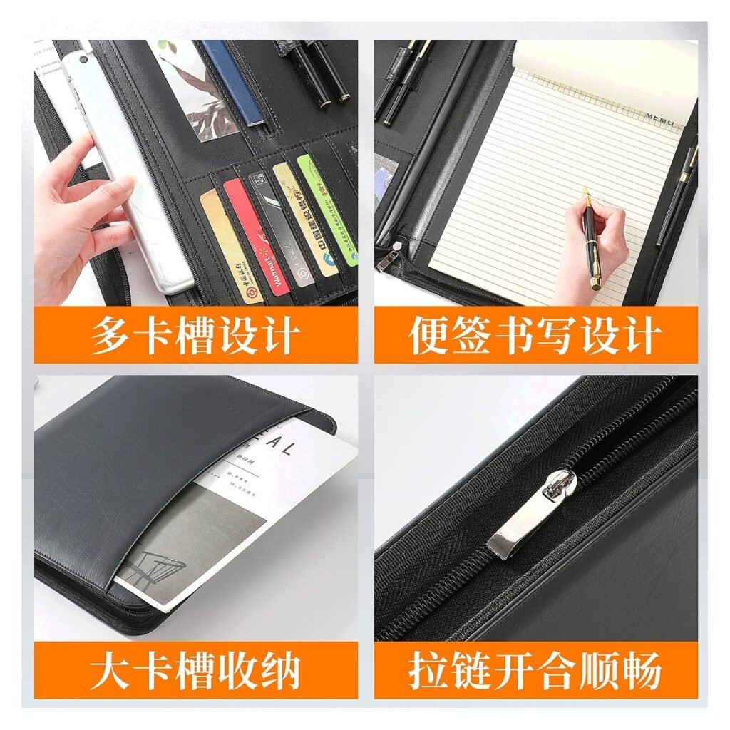 Custom Logo A4 Business Document Folder for School Office Event and Retail Use Storage