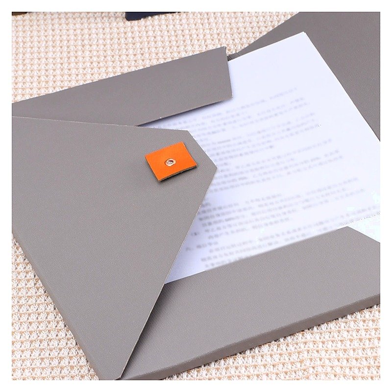 Custom Logo A4 Desktop Document Folder for School Office Event and Retail Use