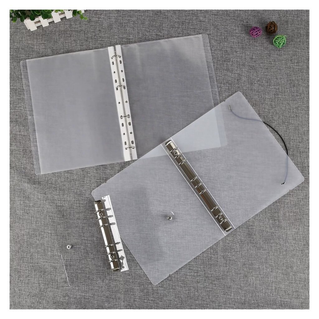 Custom Logo A4 Loose-leaf Document Folder for School Office Event and Retail Use