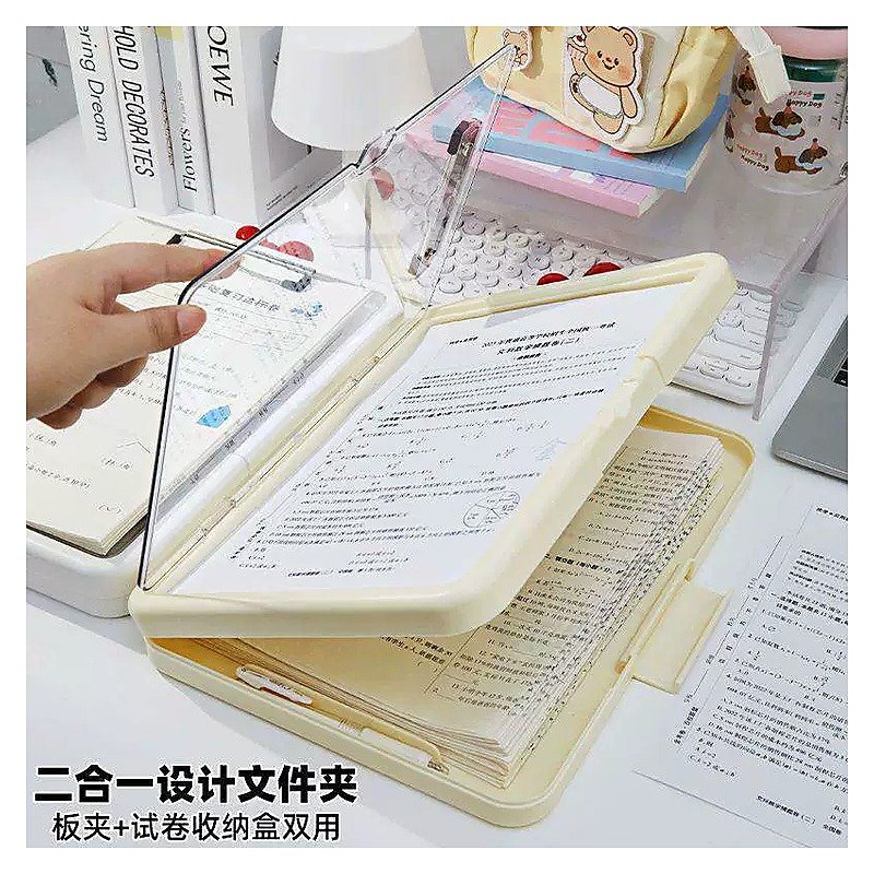 Custom Logo A4 Plastic Clear Document Folder for School Office Event and Retail Use Desktop