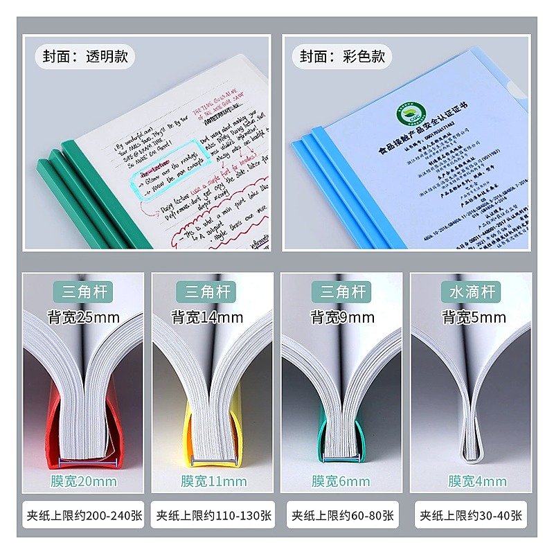 Custom Logo A4 Plastic Clear Document Folder for School Office Event and Retail Use Edition EB
