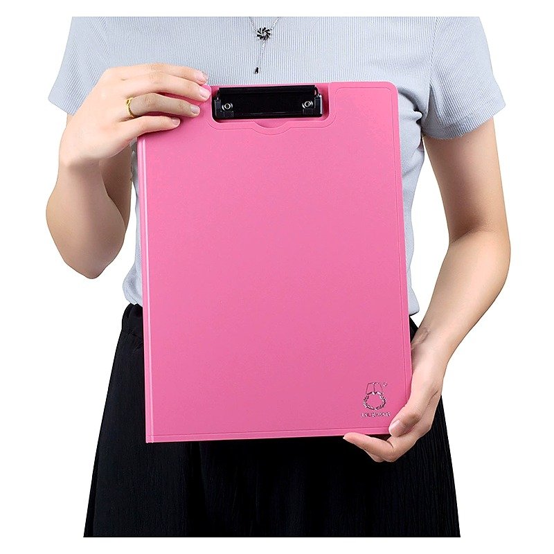 Custom Logo A4 Plastic Storage Clipboard Folder Portfolio for School Office Event and Retail