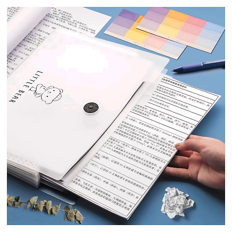 Custom Logo A4 Plastic Storage Document Folder for School Office Event and Retail Edition EC