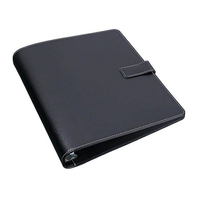 Custom Logo A4 PU Leather Loose-leaf Document Folder for School Office Event and Retail Use