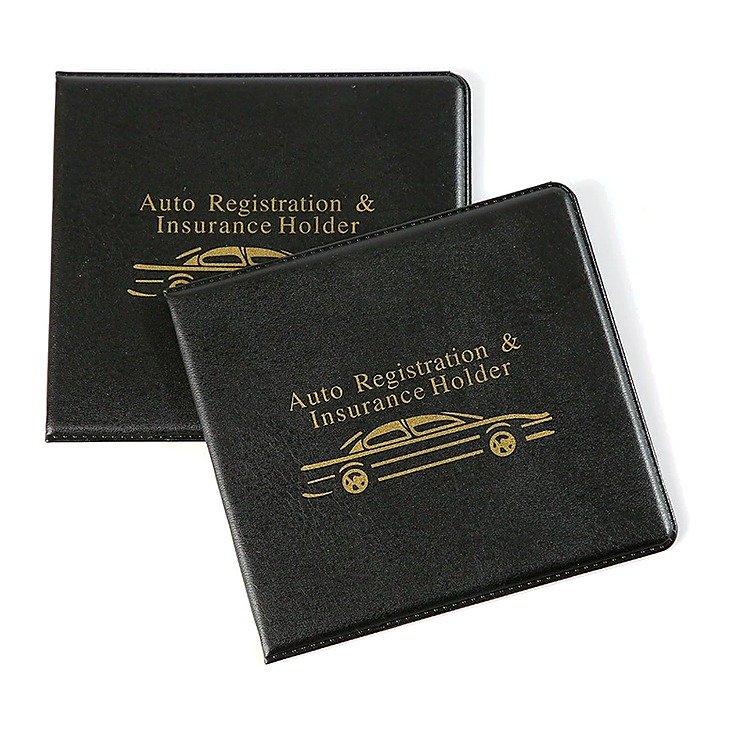 Custom Logo Black Business Wallet for School Office Event and Retail Use