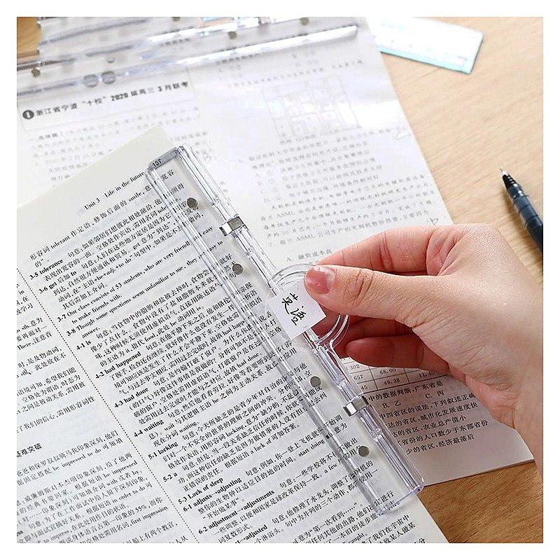 Custom Logo Clear Magnetic Transparent Folder for School Office Event and Retail Use
