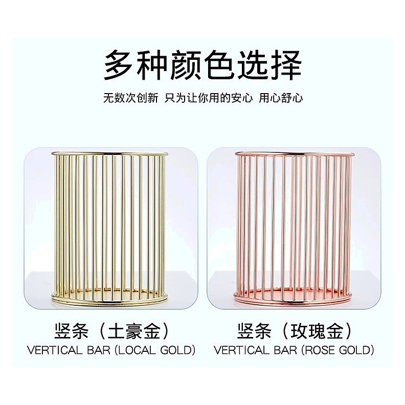 Custom Logo Metal Storage Pen Holder for Holiday School Office and Event Use