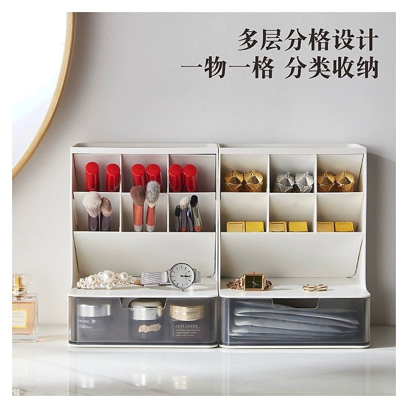 Custom Logo Plastic Desktop Storage Desk Pen Holder Organizer for School Office Edition JV