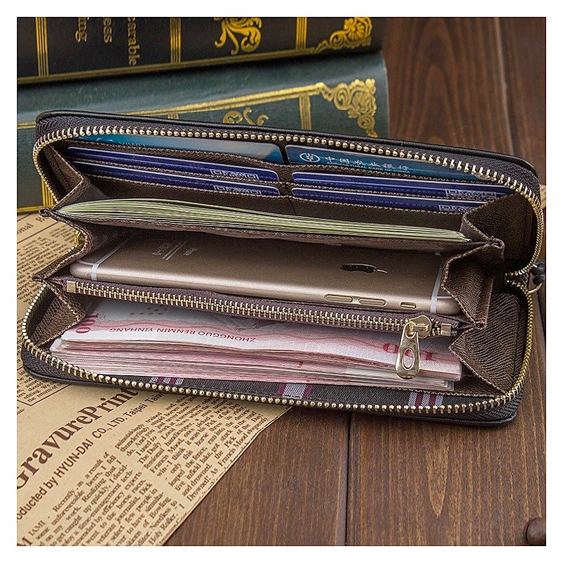 Custom Logo PU Leather Wallet for School Office Event and Retail Use