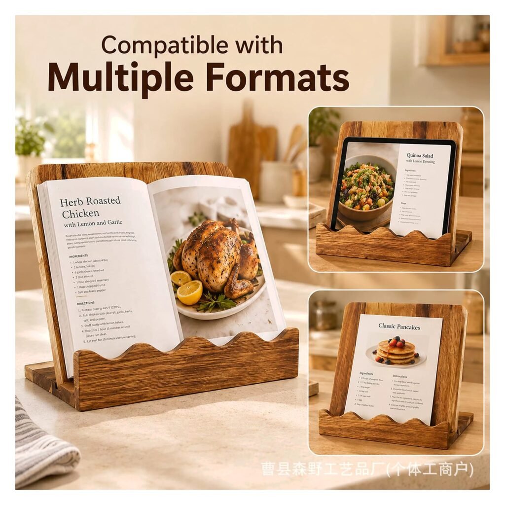 Wood Display Storage Reading Stand for School Office Event and Retail Use Edition HW