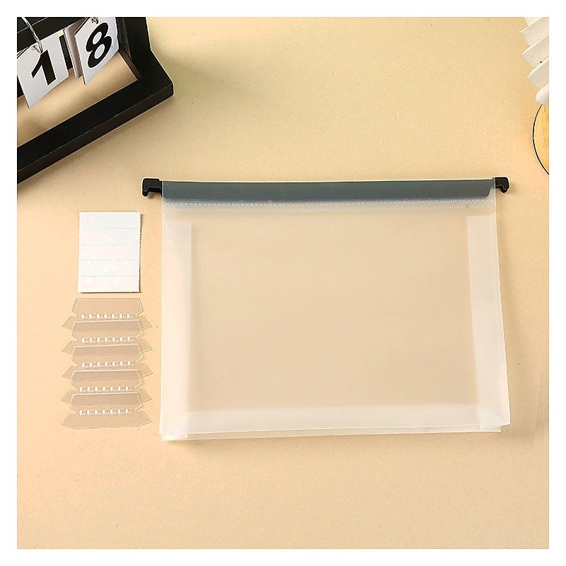 A4 Clear Document Folder for School Office Event and Retail Use Storage