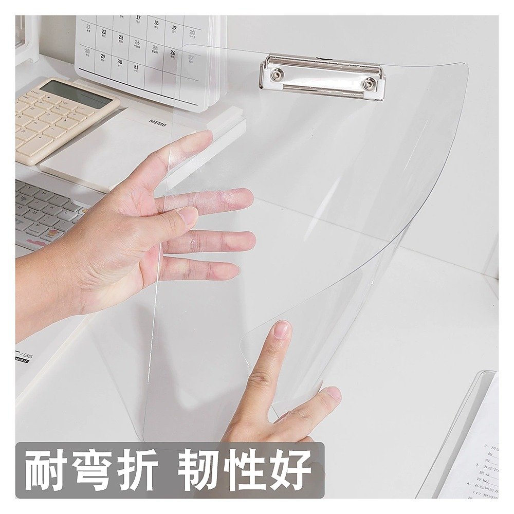 A4 Plastic Clear Document Folder for School Office Event and Retail Use