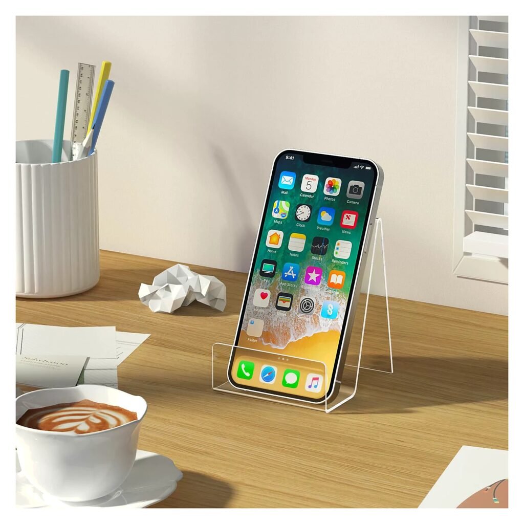 Acrylic Clear Display Bookends Book Rack for School Office Event and Retail Use
