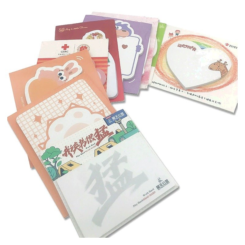 Custom Cute Cartoon Sticky Notes for School Office Event and Retail Use