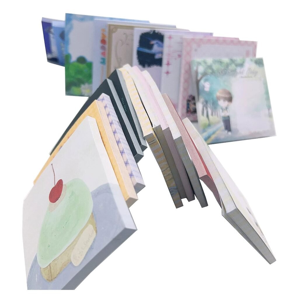 Custom Cute Memo Sticky Notes Pads for School Office Event and Retail Use